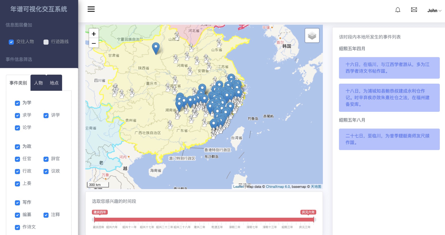 Zhuxi Visaulization User Interface